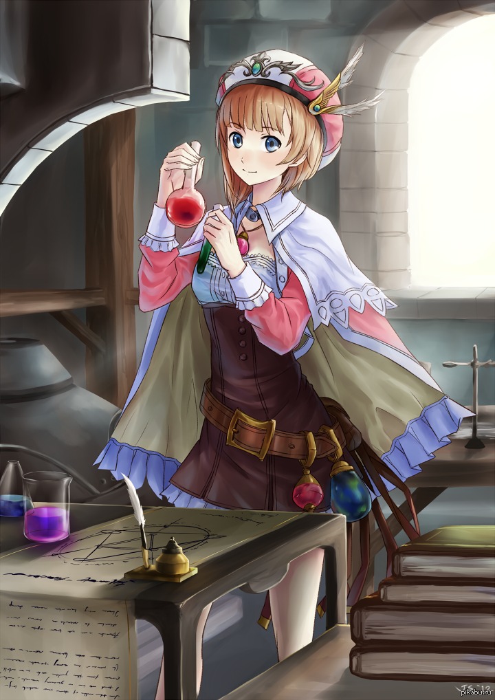 Atelier rorona. Atelier Rorona аниме. Atelier Rorona персонажи. Atelier Rorona арты. Аниме девушка алхимик.