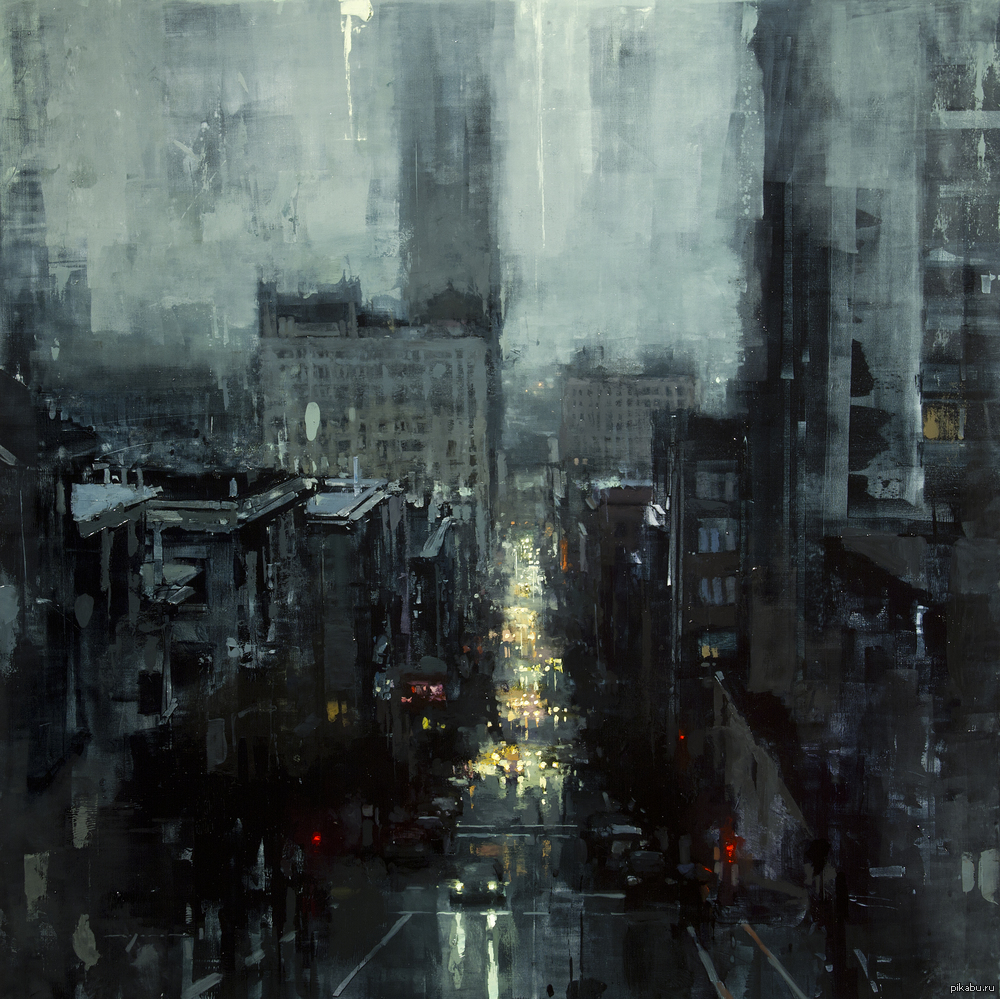 City painting. Художник Джереми Манн (Jeremy Mann). Джереми Манн художник картины город. Импрессионисты городской пейзаж Джереми Манн. Джереми Манн городские пейзажи.