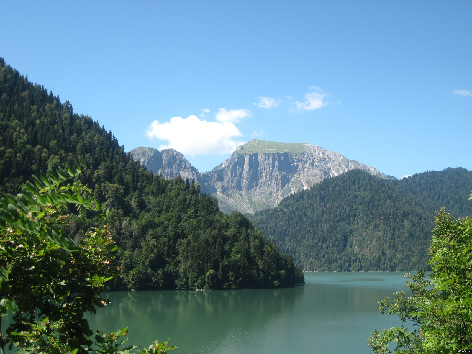Озеро рица высота. Озеро Рица Абхазия. Горы Абхазии Рица. Горы Абхазии озеро Рица. Птичий клюв Абхазия.