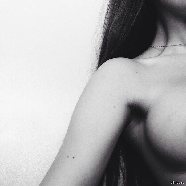 girl ) - NSFW, Girls, Breast, Black and white