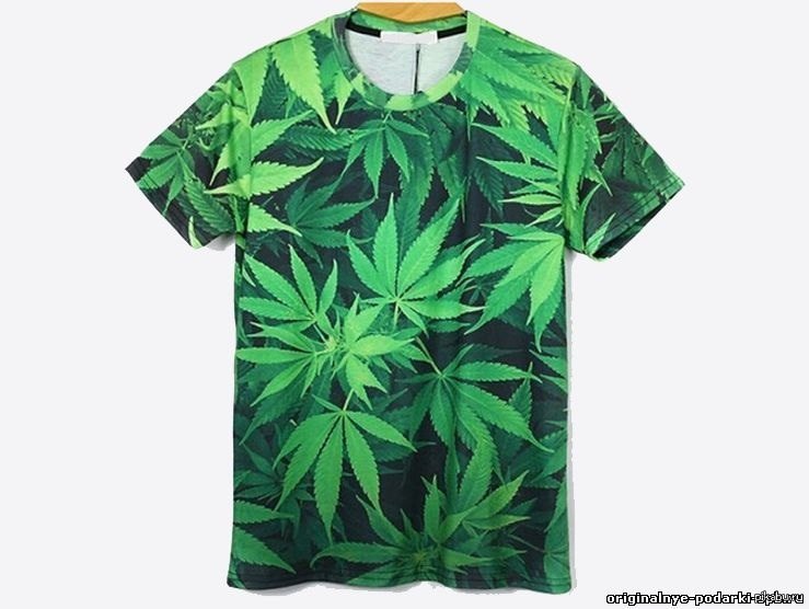 Одежда с принтом конопля героин в марихуане