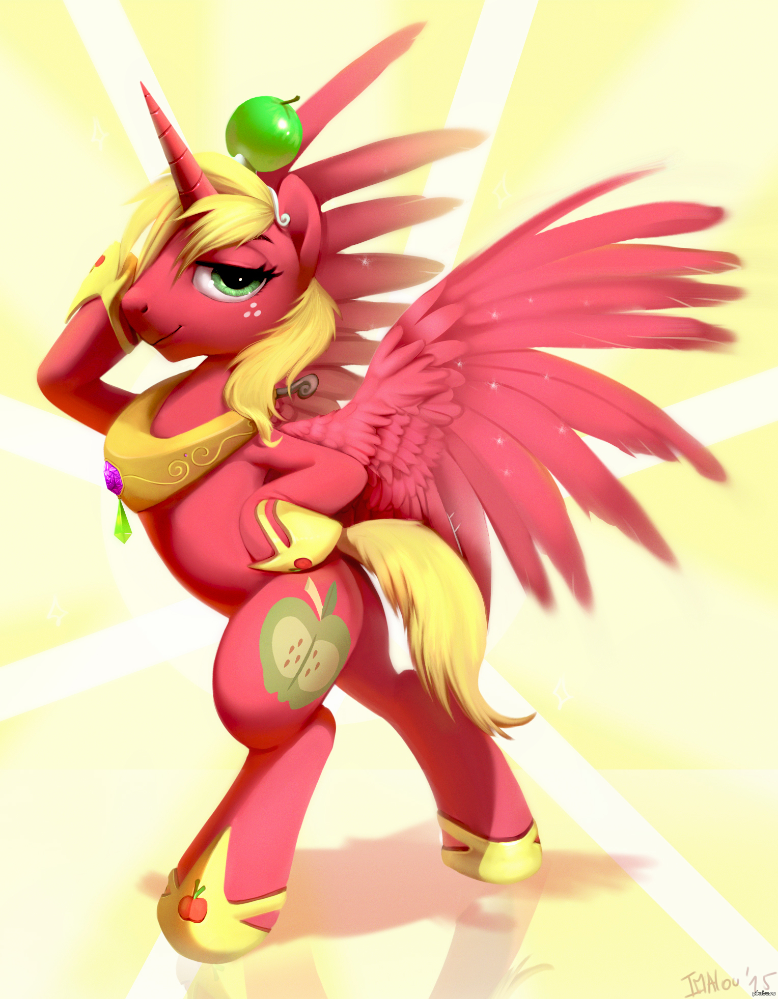 Princess Big Mac - Art, PonyArt, Princess Big Mac, MLP season 5, My little pony, MLP Spoilers, Spoiler