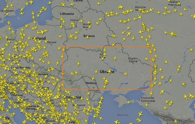 Карта полетов lufthansa