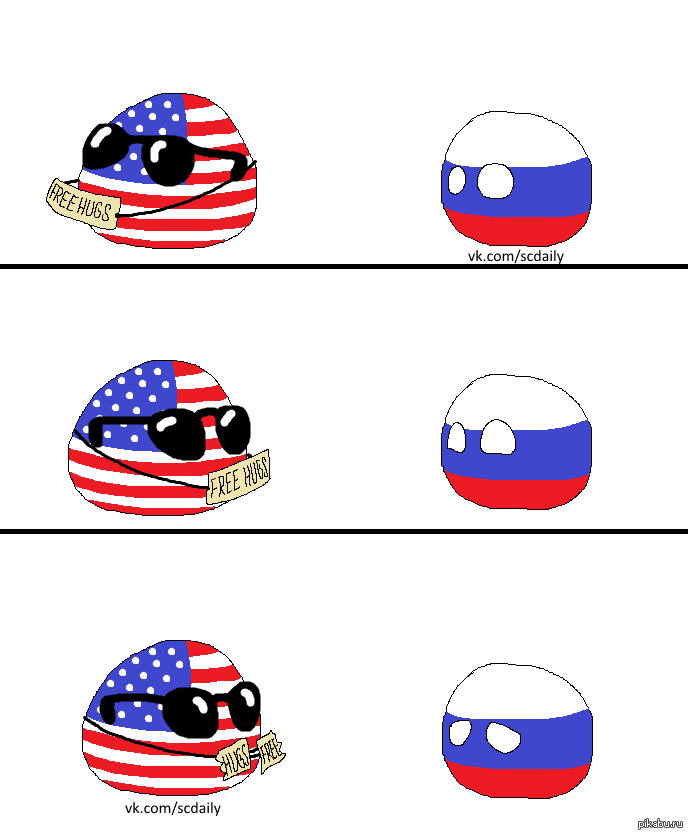 Рисунки россия и сша