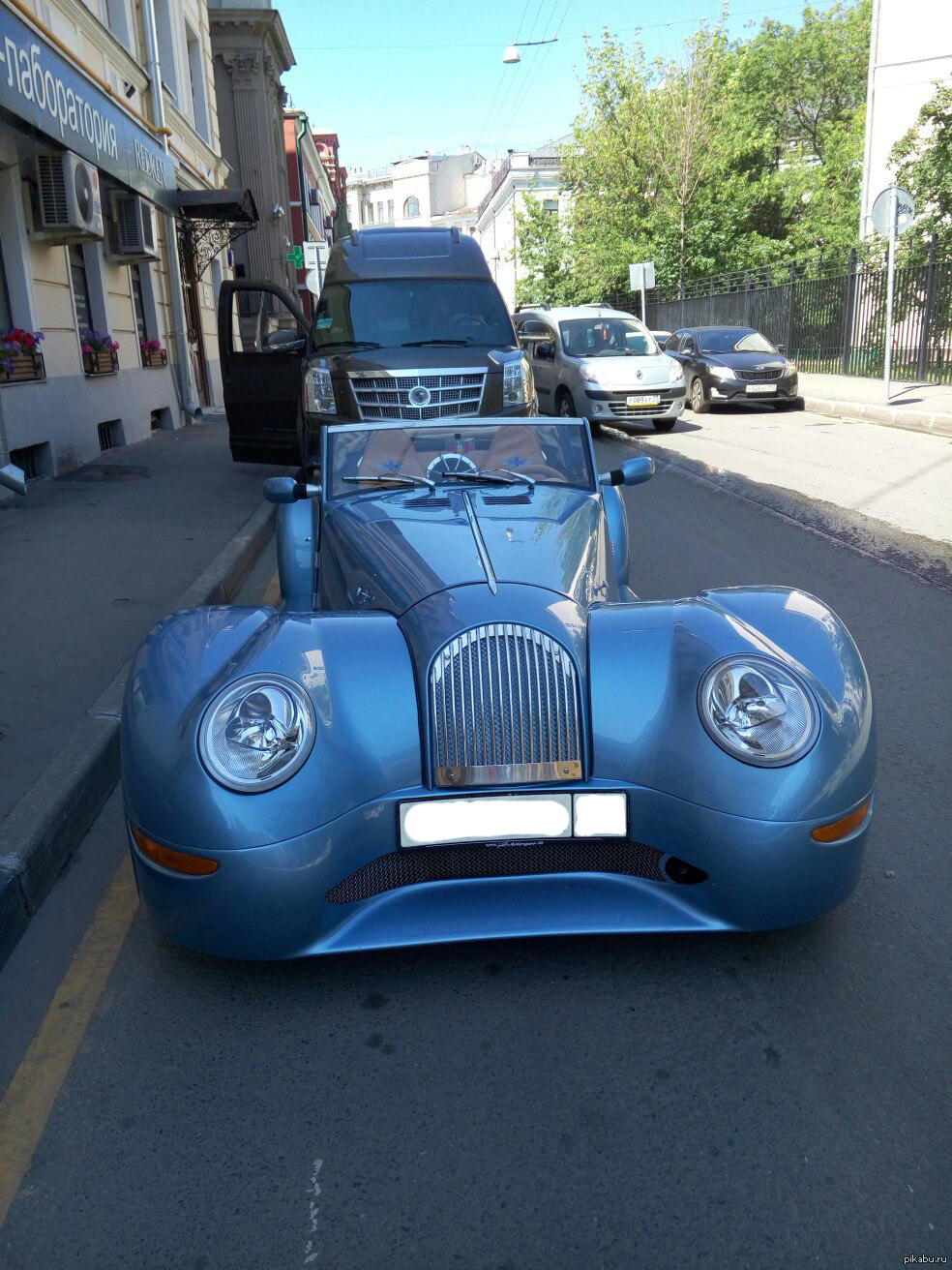 Вот такую красавицу увидела в переулке Москвы | Пикабу