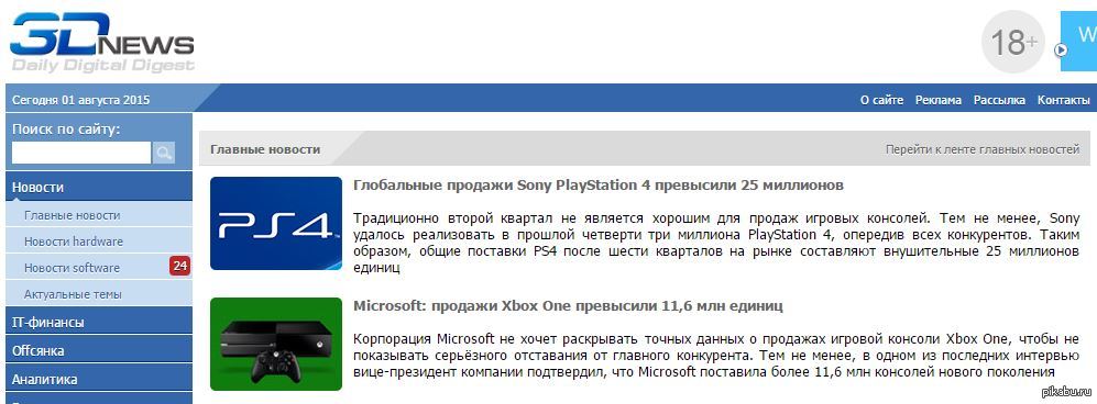 ps4 новости