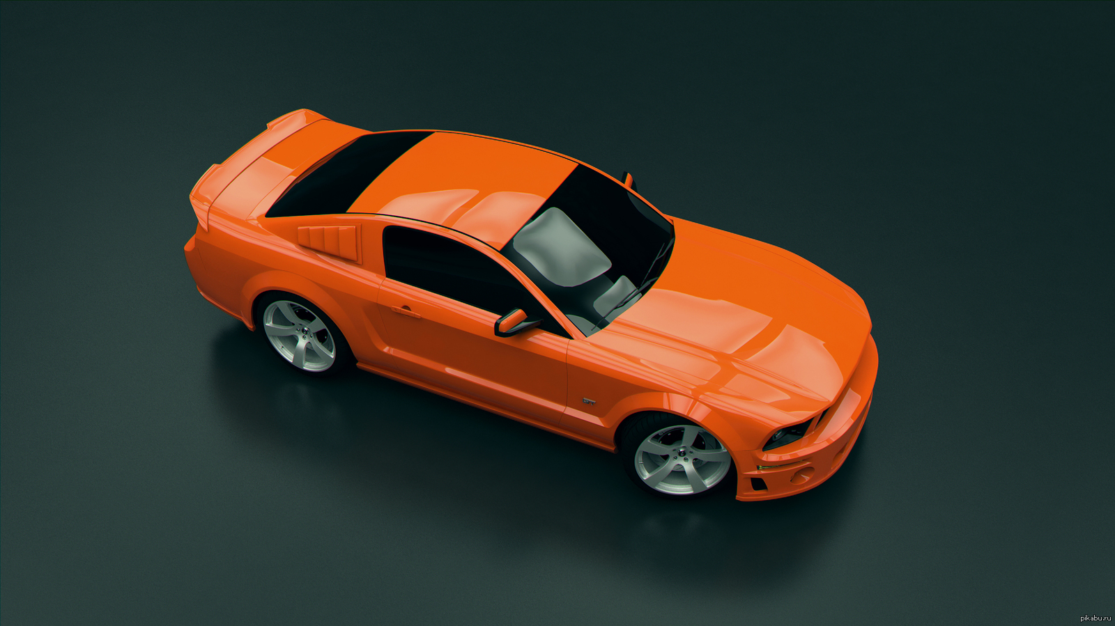 Mustang в 3Ds max | Пикабу