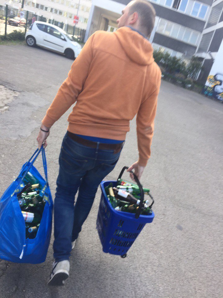 Those strange Germans - My, Interesting, Garbage, Plastic bottles, Bottle, Longpost