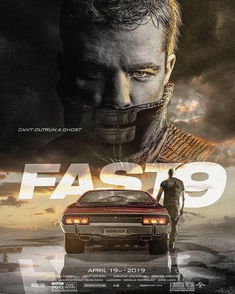 Tyrese Gibson published a poster of the new Fast and the Furious for a few minutes. - The fast and the furious, Tired of