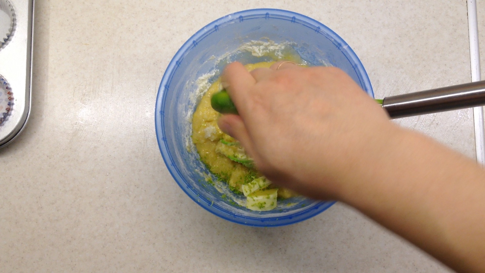 Key lime muffins with cardamom - My, Muffins, Bakery products, Recipe, Longpost