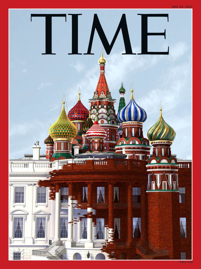 May TIME cover. - Half, Magazine, Politics, The White house, Kremlin