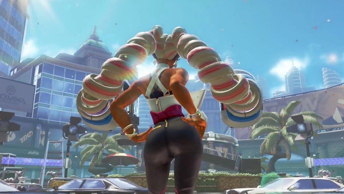 The Internet is happy to meet you, dear - Nintendo, Games, Arms, Internet, Booty, GIF, Longpost