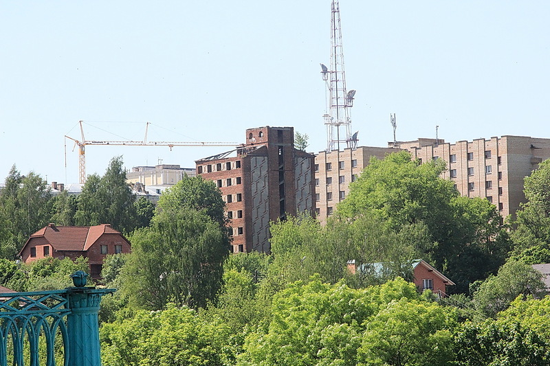 Strange house. Smolenskaya tower commune. - House, Smolensk, Longpost