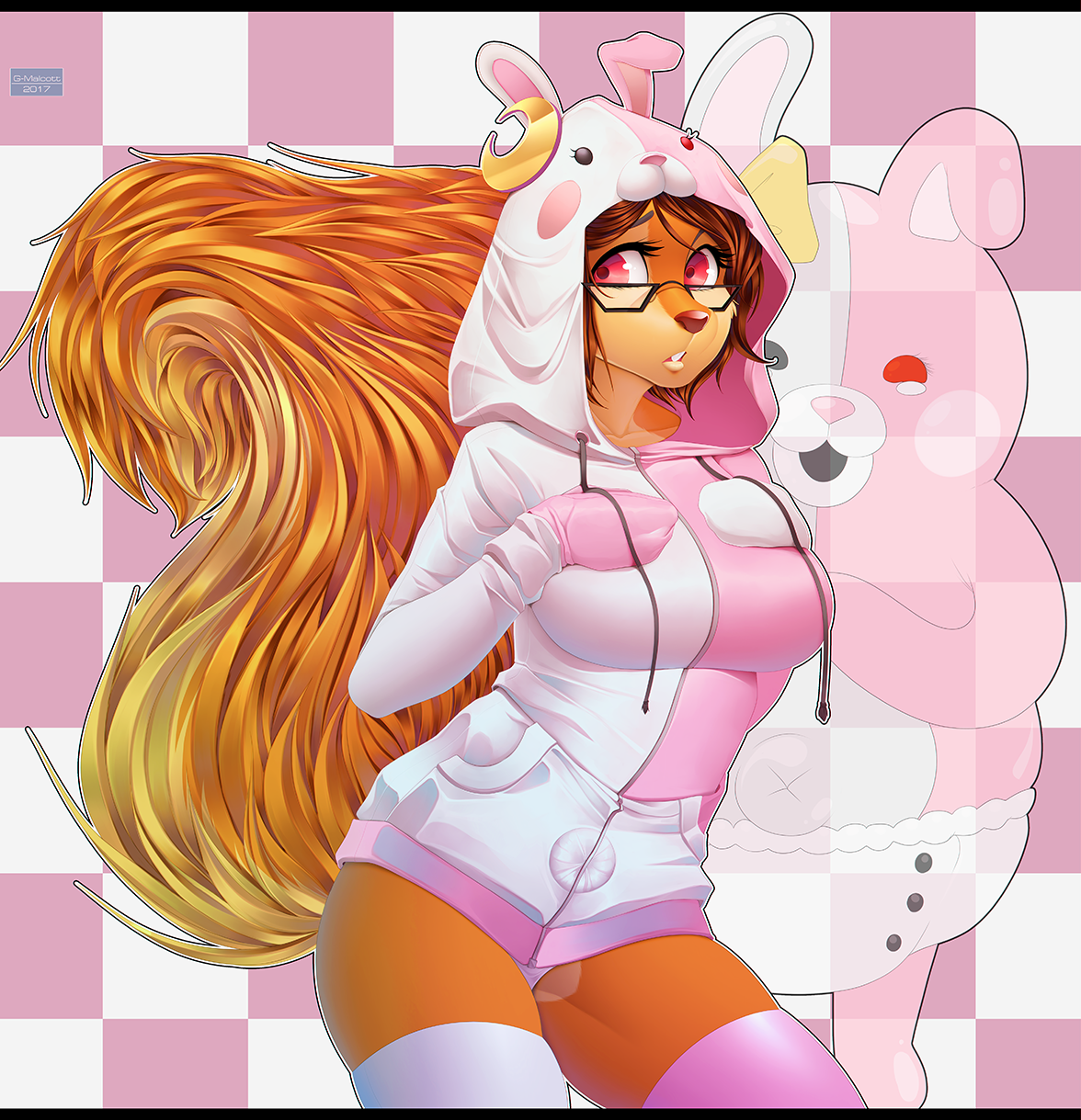 cute suit - Furry, Art, , Squirrel, Gizmo0sue