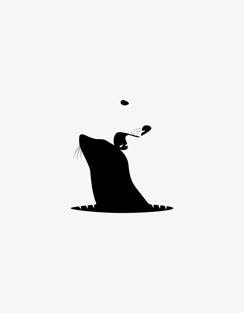 Superbly rendered illustrations of predators and their prey - Minimalism, Predator, Victim, Illustrations, Longpost