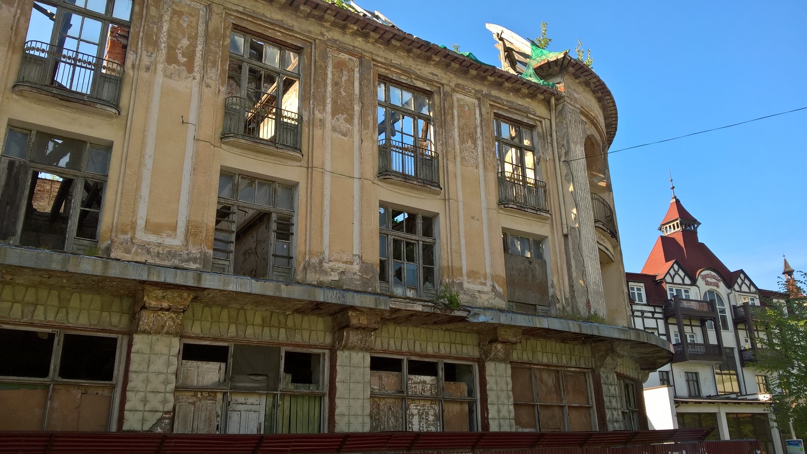 Monument of architecture in Zelenogradsk - The photo, Architecture, Abandoned