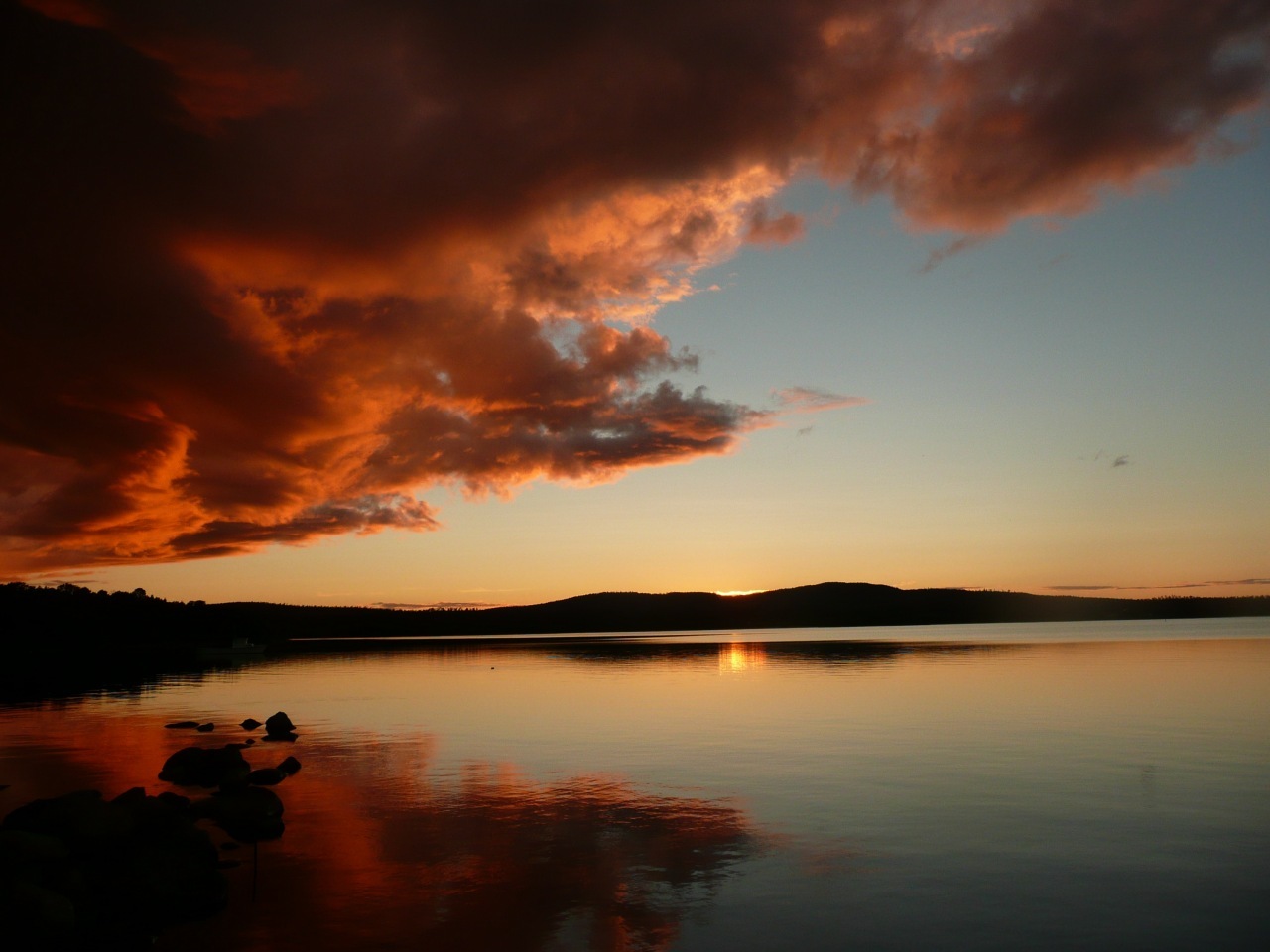 Battle of sunsets - My, Battle of sunsets, Without processing, The photo