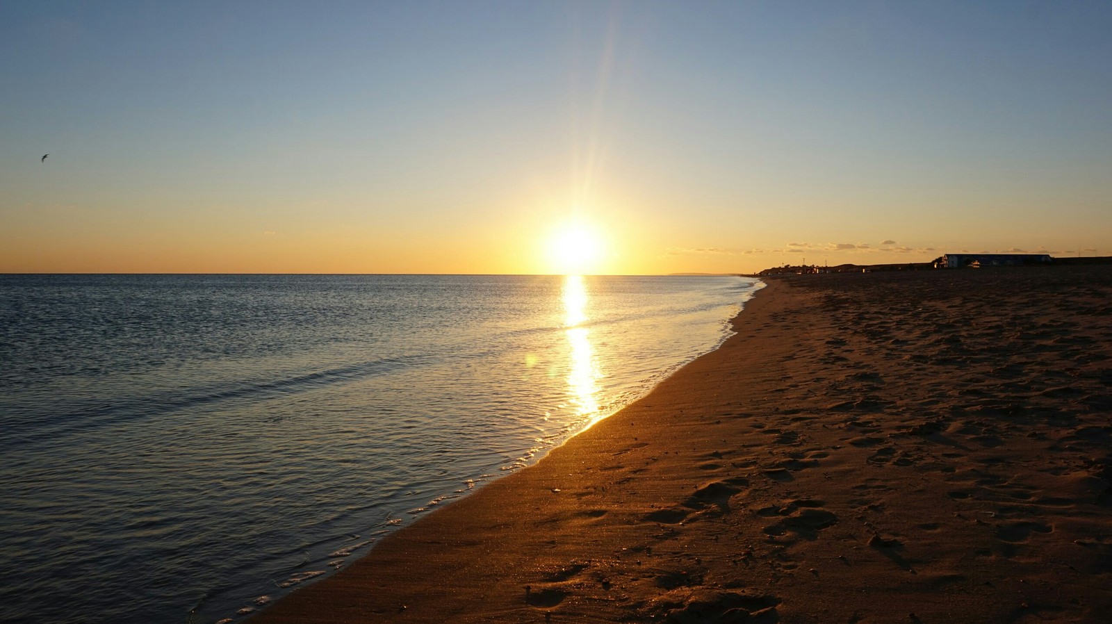 Sunsets in the Krasnodar Territory - My, Sea, Black Sea, Sunset, Beach, Краснодарский Край, Longpost