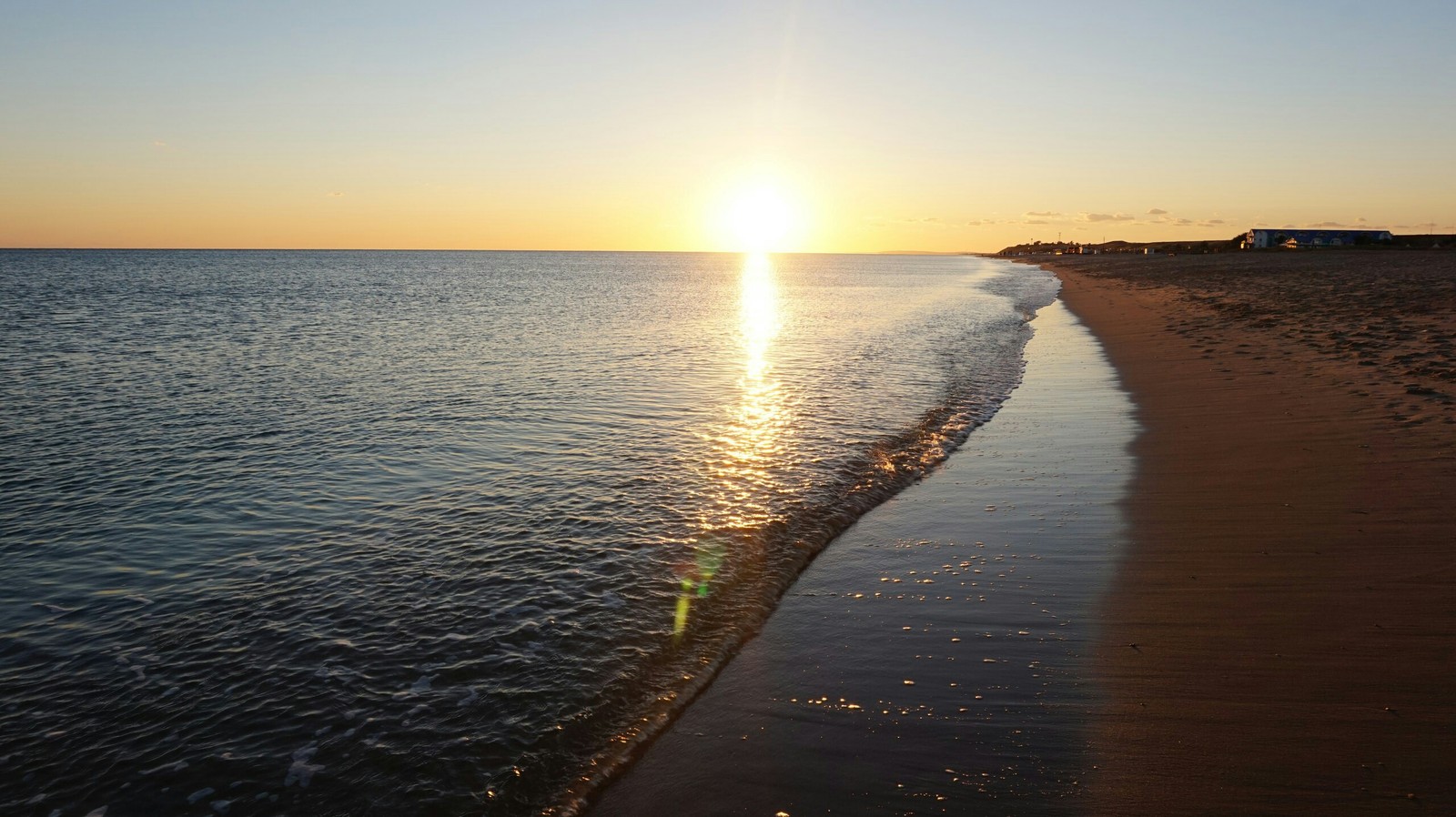 Sunsets in the Krasnodar Territory - My, Sea, Black Sea, Sunset, Beach, Краснодарский Край, Longpost