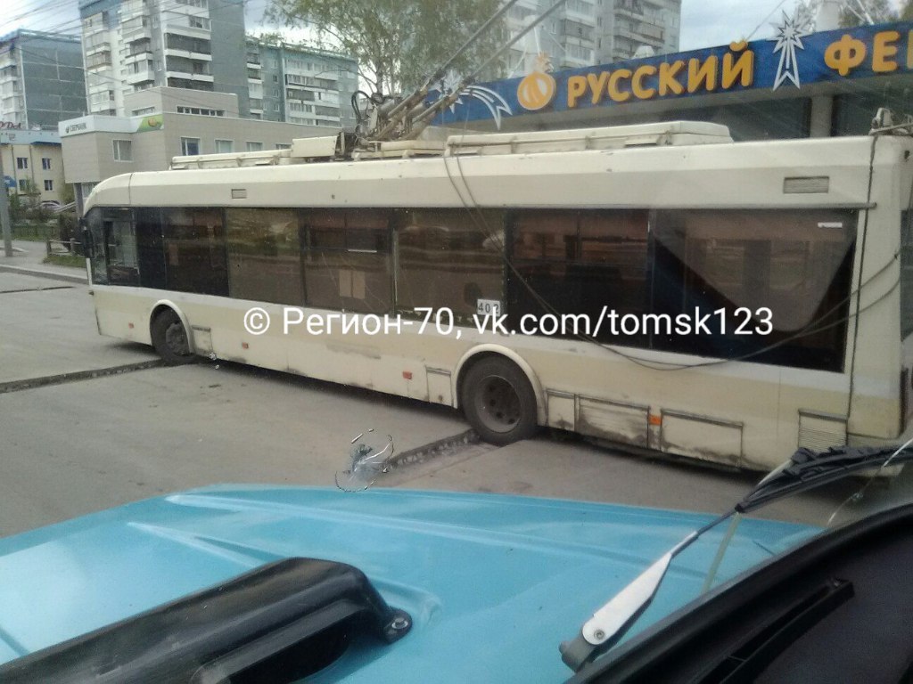 How to catch a trolleybus in the wild: - Tomsk, Trolleybus, Not mine, From the network, In contact with