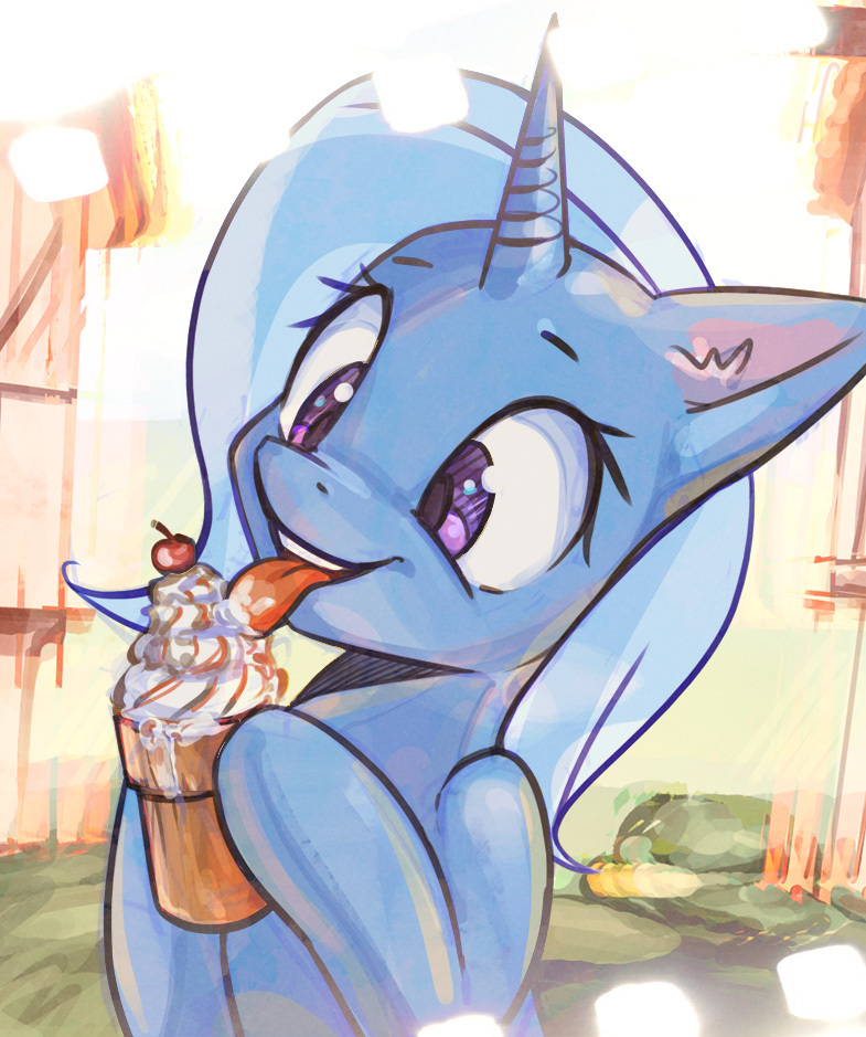 Великая и Лизучая Трикси - My Little Pony, Trixie, Mirroredsea