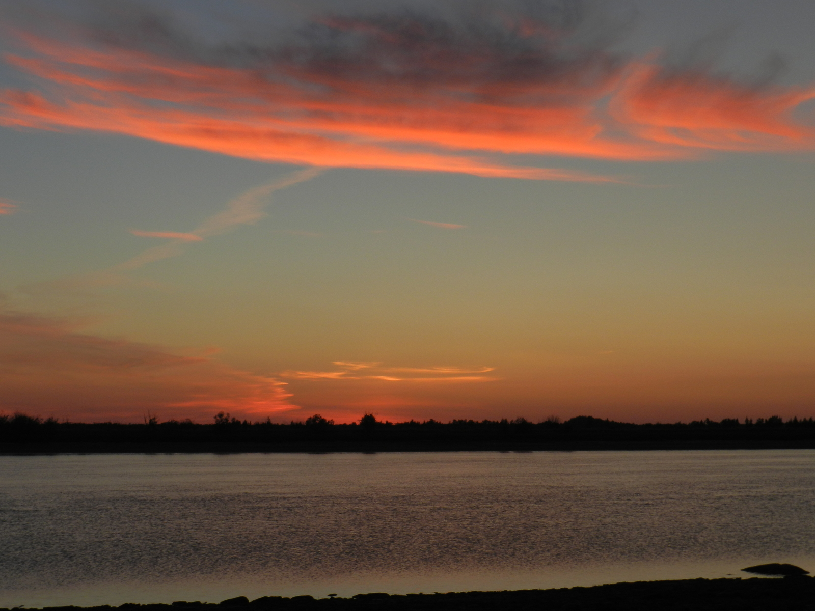 River northern sunsets - My, Battle of sunsets, River, Longpost