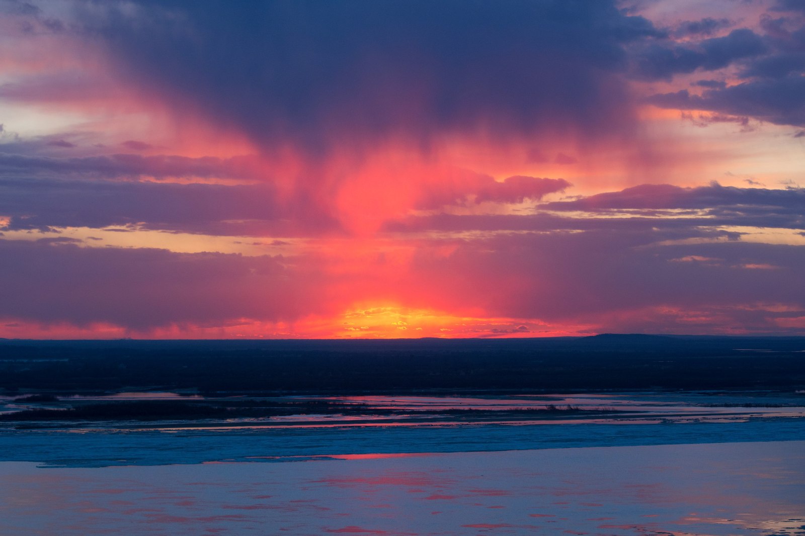 Sunsets - My, The photo, Battle of sunsets, Landscape, Nikon d7100, Nikkor70300, Longpost