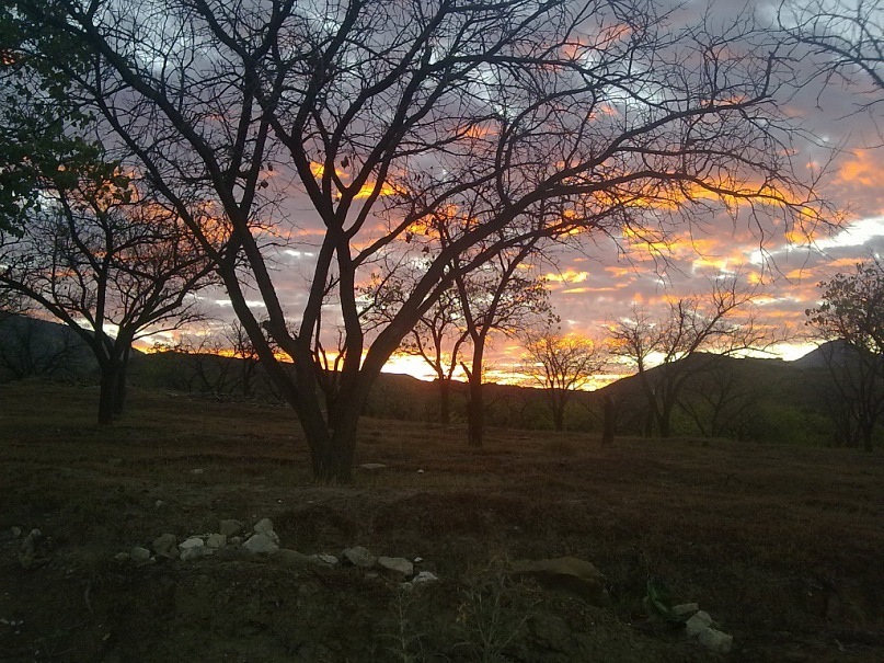 Sunset battle. - My, Sunset, My, The photo, Dagestan