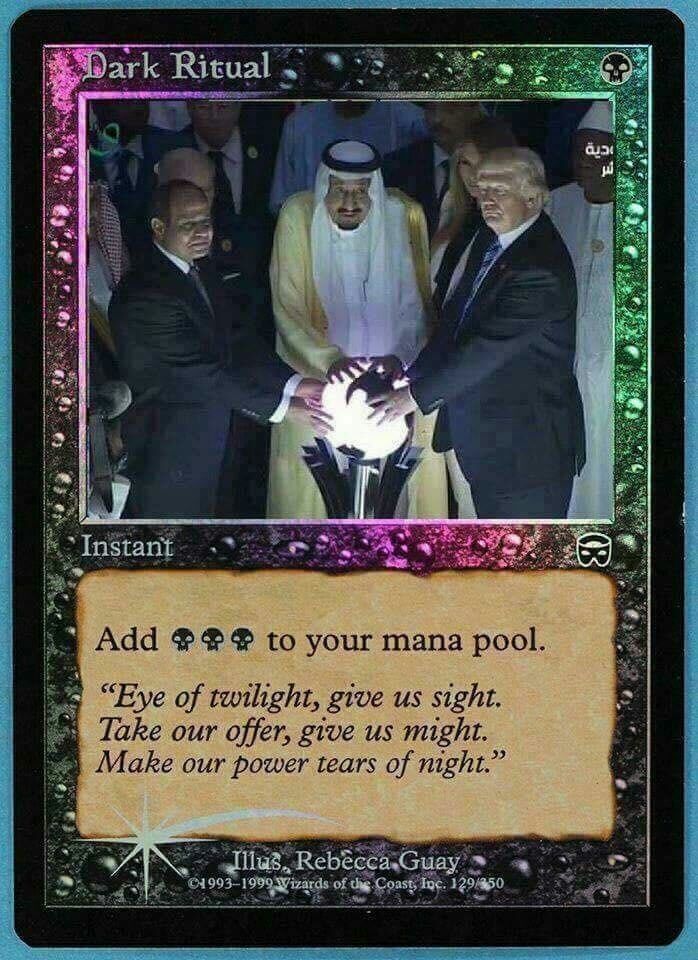 Dark Ritual - Magic: The Gathering, Cards, Donald Trump