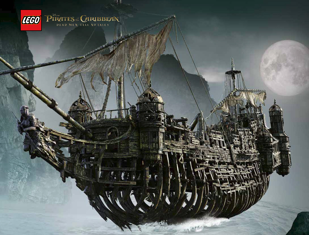 Лего пираты Карибского моря корабль призрак