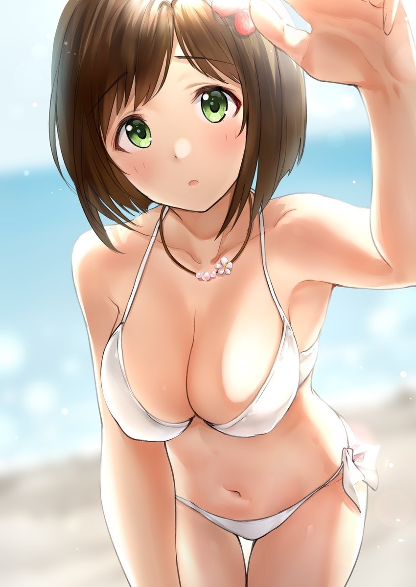 Anime Art - NSFW, Anime, Anime art, Idolmaster Cinderella Girls, Miku Maekawa