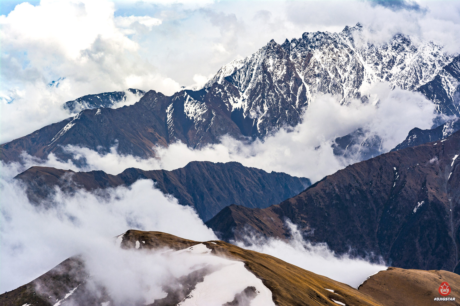 Tourist Peak. - My, Tsey, Ossetia, Caucasus, Nature, The mountains, Caucasus mountains