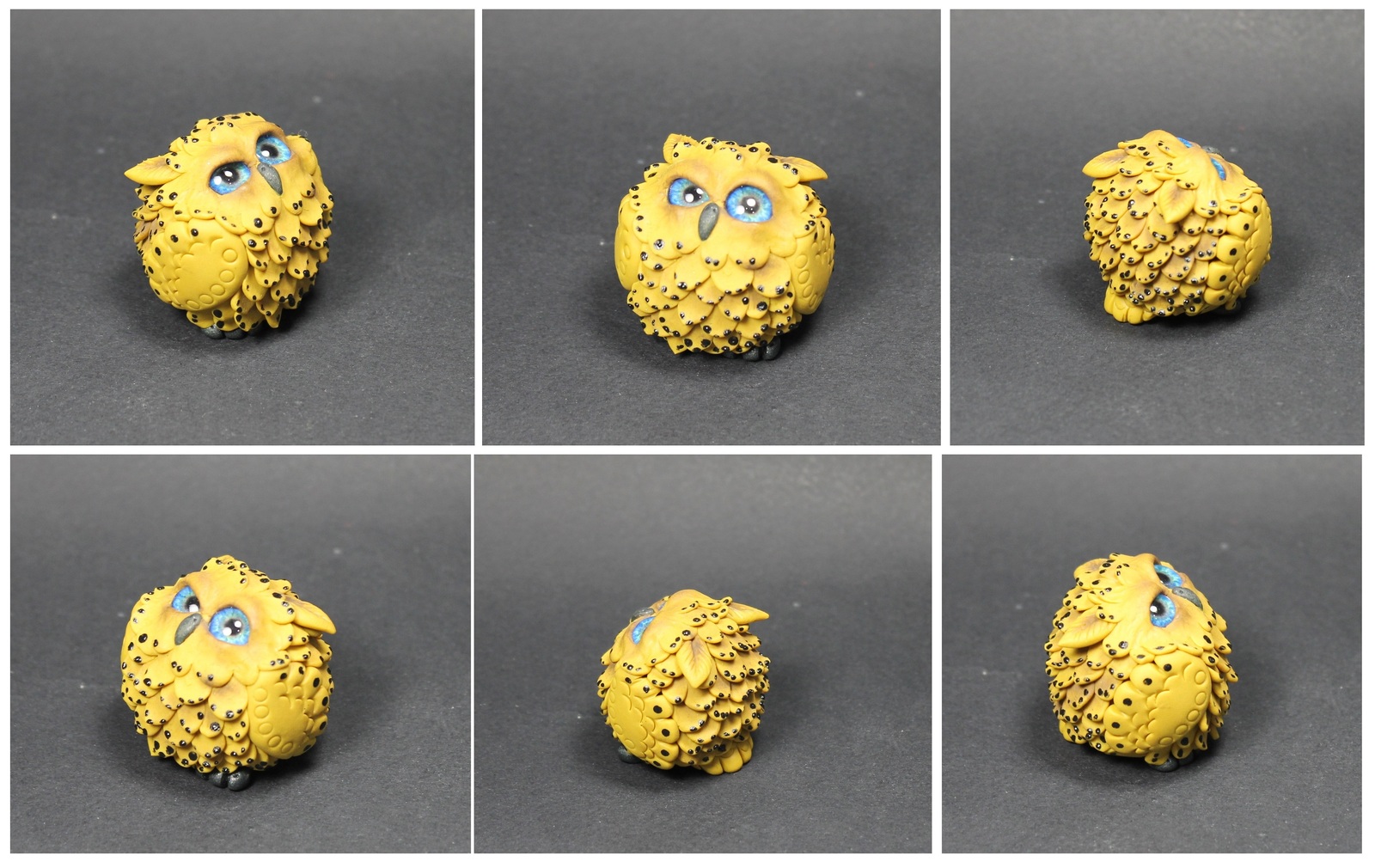 Master class: sculpt an owlet - My, Лепка, , Polymer clay, Needlework with process, Handmade, With your own hands, Longpost