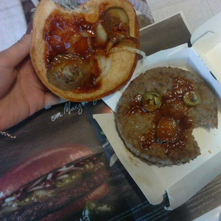 Here it is WESTERN GOURMET - Expectation and reality, McDonald's, Burger, Longpost