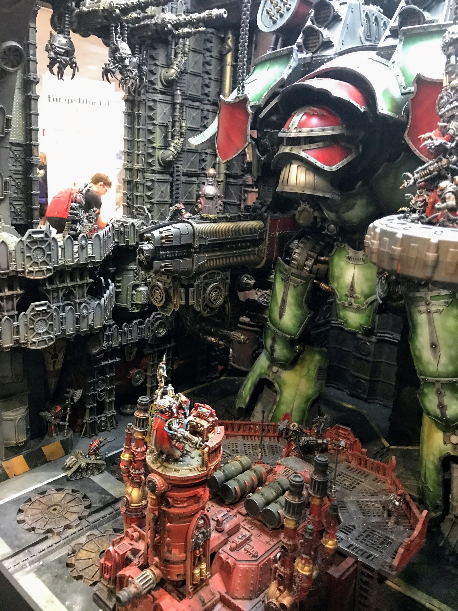 Diorama Hangar of the Titans from Warhammer Fest - Warhammer 40k, Wh miniatures, Adeptus Mechanicus, Longpost