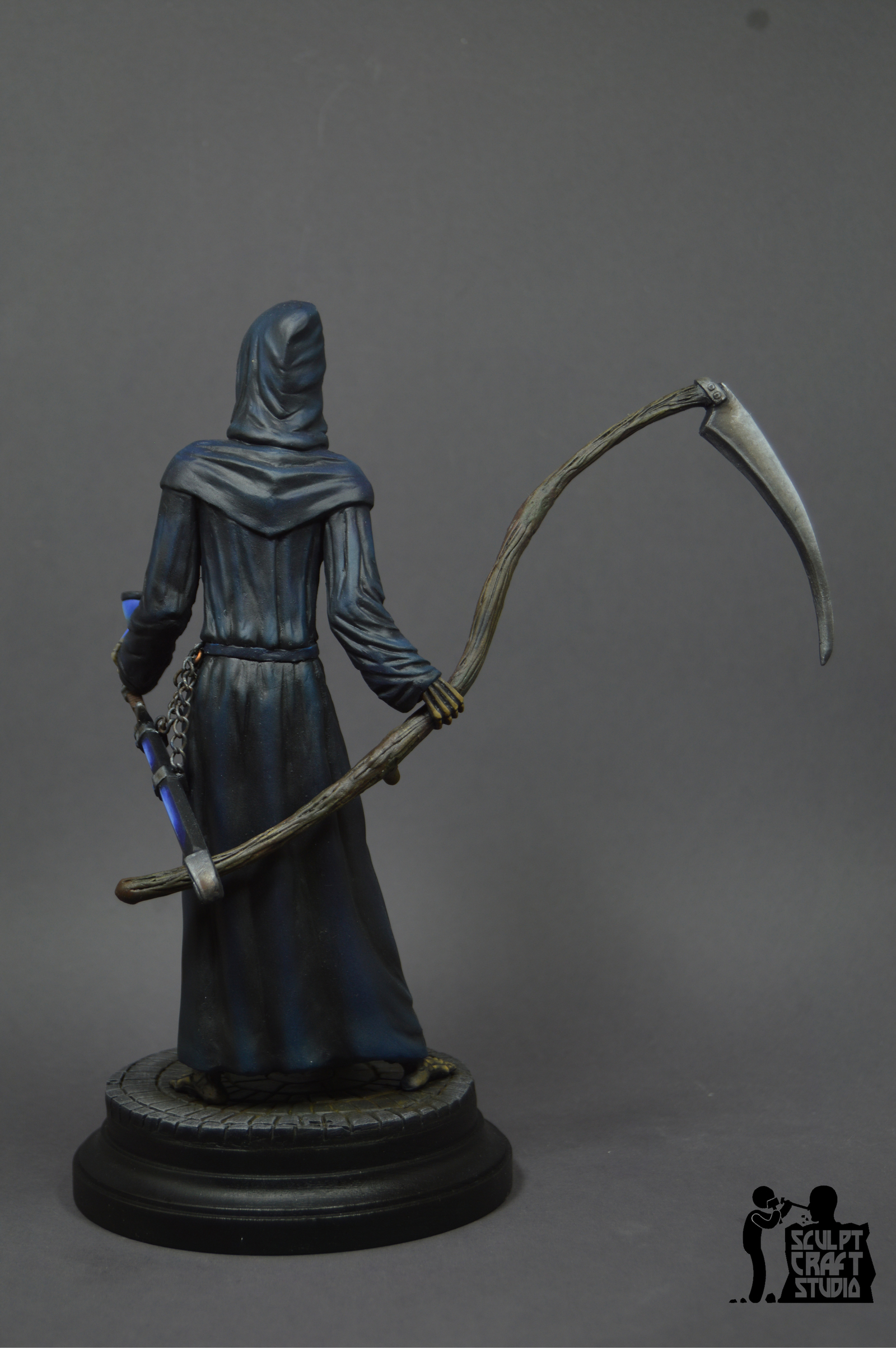 Figurine of Death (based on the work of Terry Pratchett). - My, Terry Pratchett, Flat world, Longpost, Polymer clay, Figurines, Hobby, With your own hands, Creation