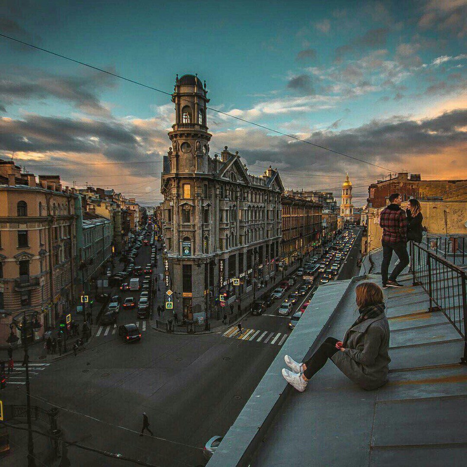 Roofs of St. Petersburg - Saint Petersburg, Roof, The photo, In contact with, Longpost