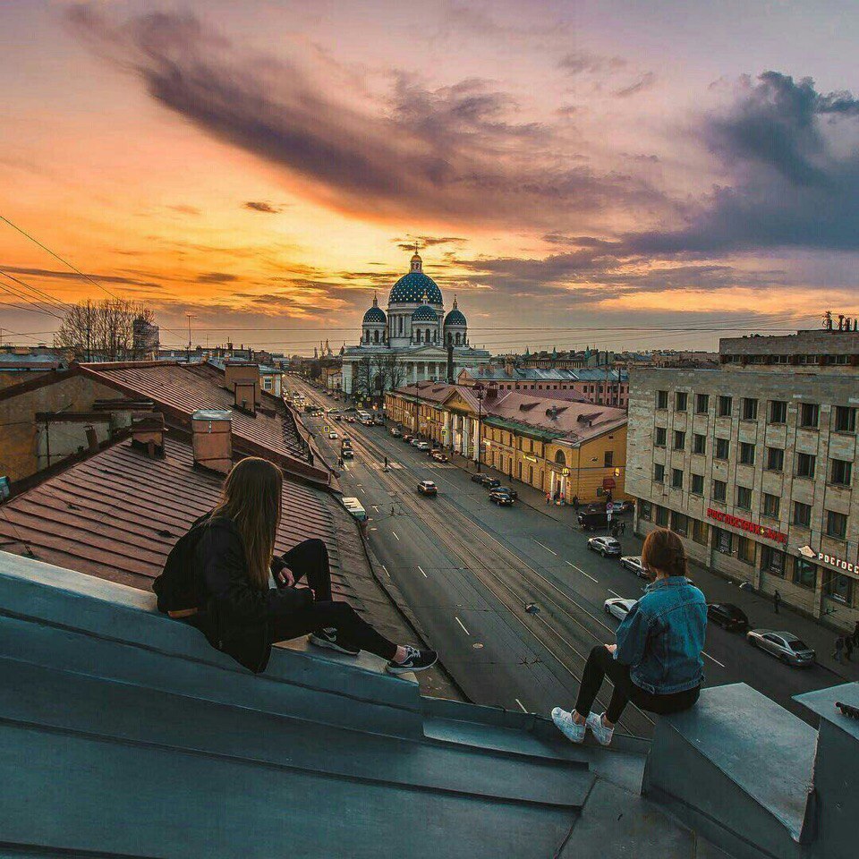 Roofs of St. Petersburg - Saint Petersburg, Roof, The photo, In contact with, Longpost