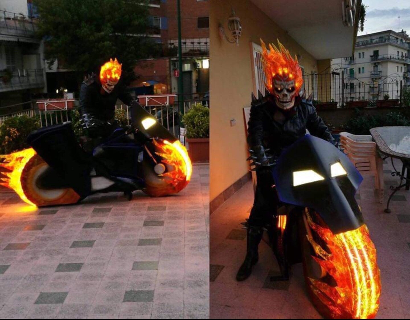 Ghost rider - Ghost rider, Cosplay, Moto