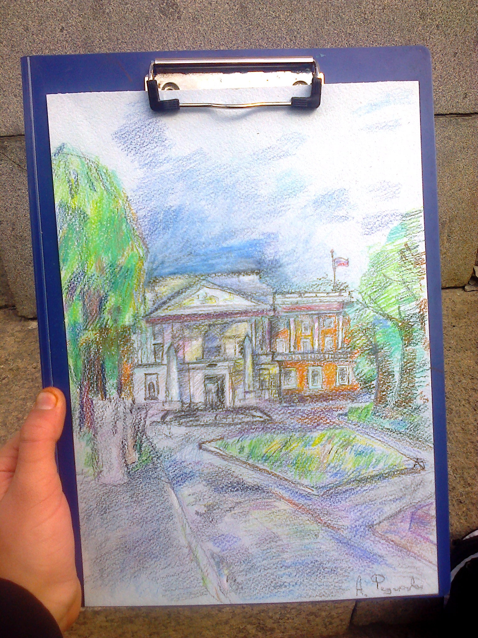 Day 4 - My, My, Plein air, Relay race