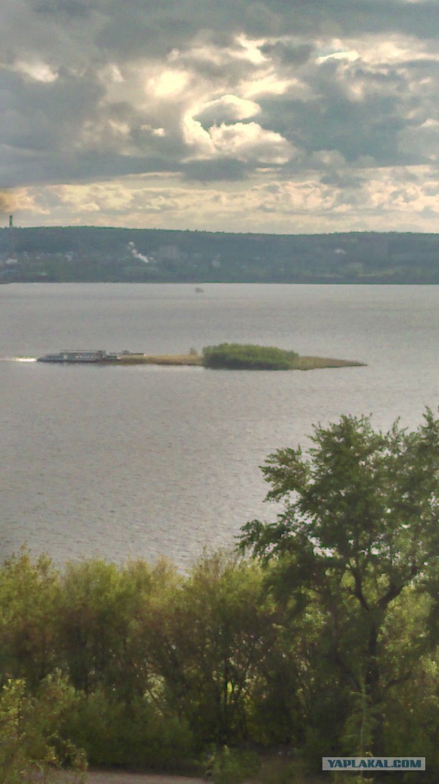 In Izhevsk, an island floats on a pond - Izhevsk, Island, First post, Longpost