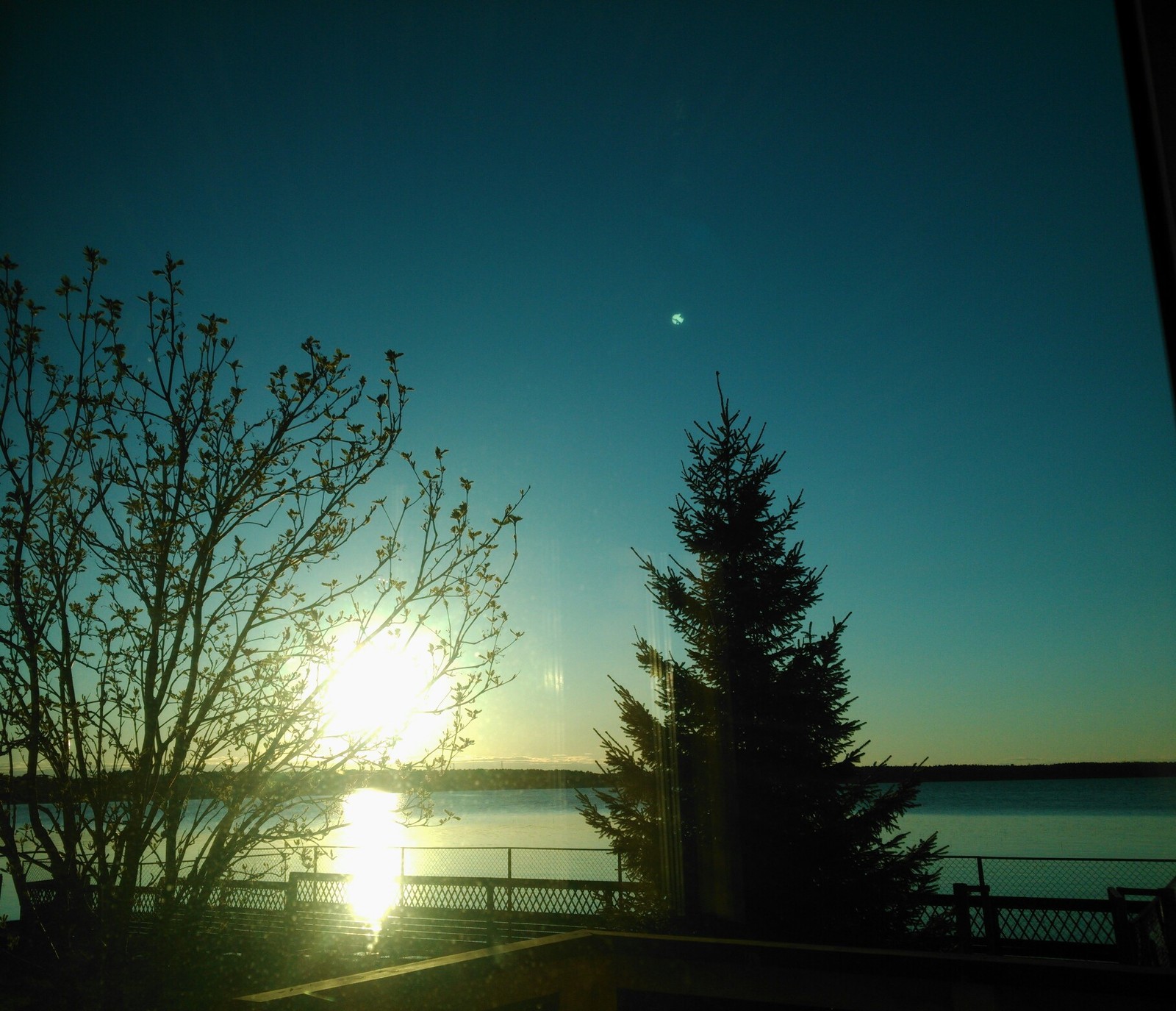 Sunset in the Uysk bay. Karelia - Sunset, Battle of sunsets, beauty, , Fishing, Longpost