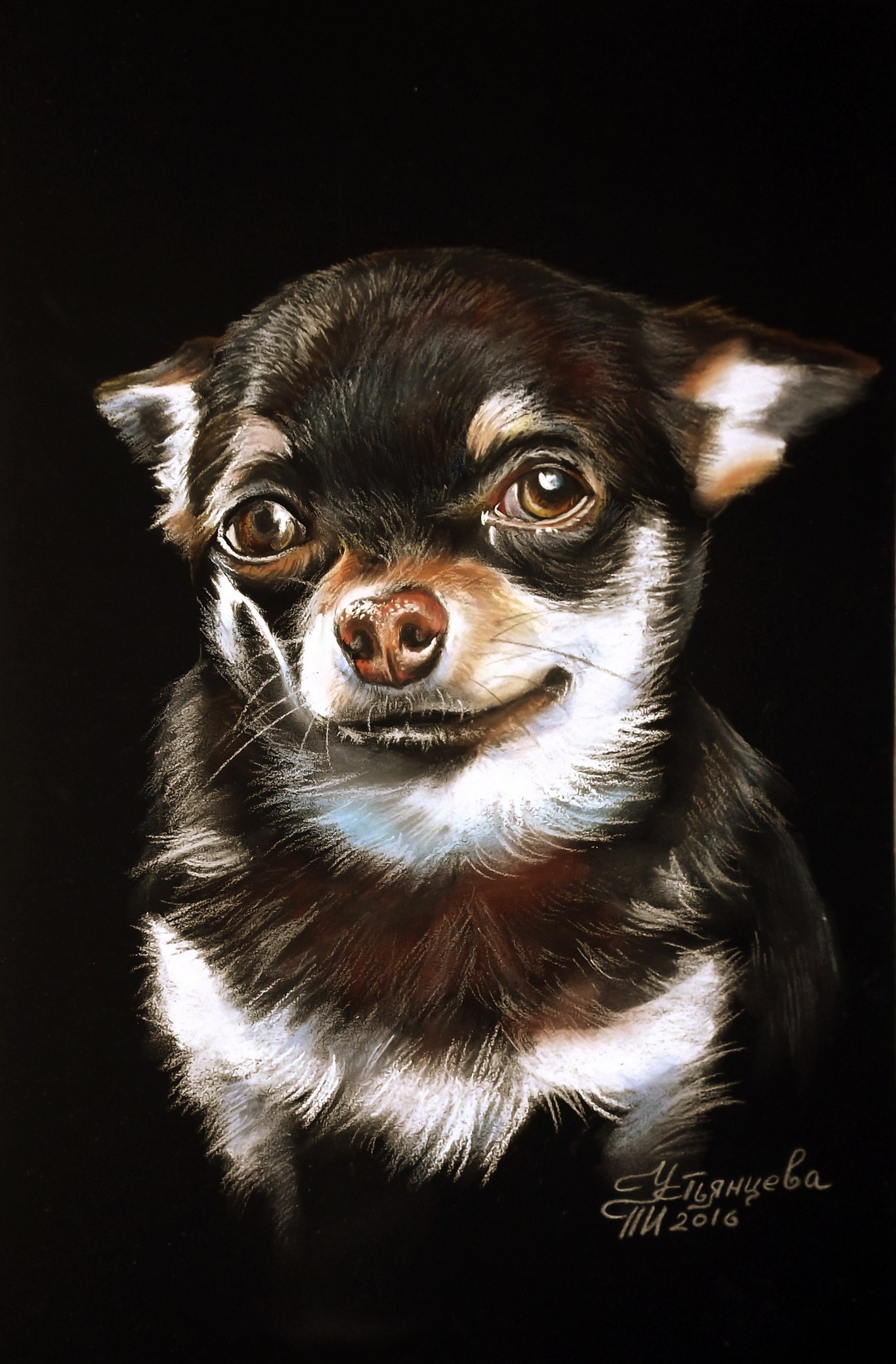 Dog Drawing - Art, Drawing, Dog, Black, Pastel, A3, 