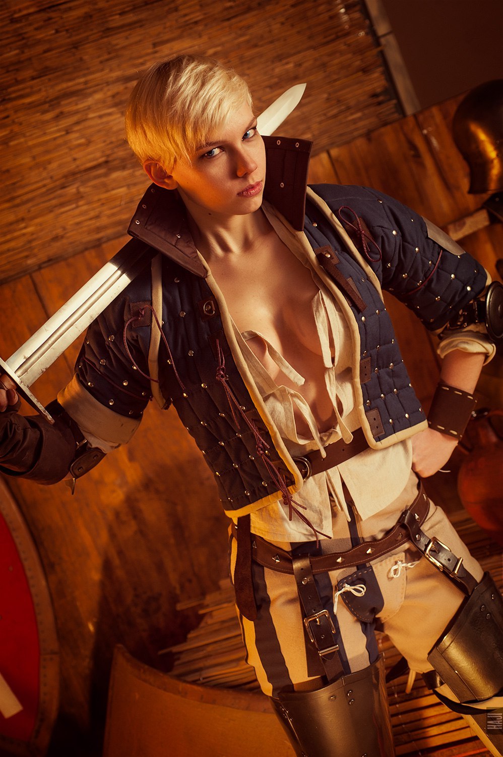 Bianca (Ves) - NSFW, My, Witcher, Bianca, Stripes, The Witcher 3: Wild Hunt, The Witcher 3: Wild Hunt, Cosplay, Longpost