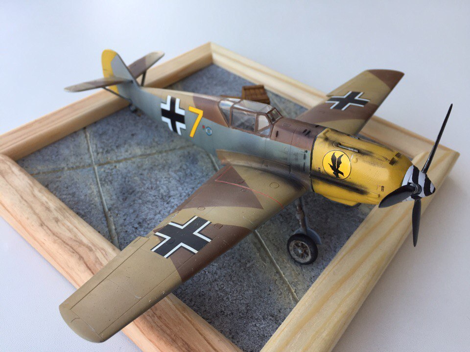 Messer Bf.109 1:48 - My, My, Modeling, With your own hands, Hobby, Longpost