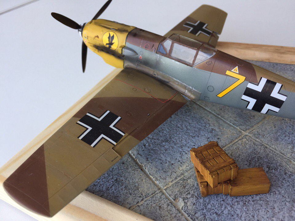 Messer Bf.109 1:48 - My, My, Modeling, With your own hands, Hobby, Longpost