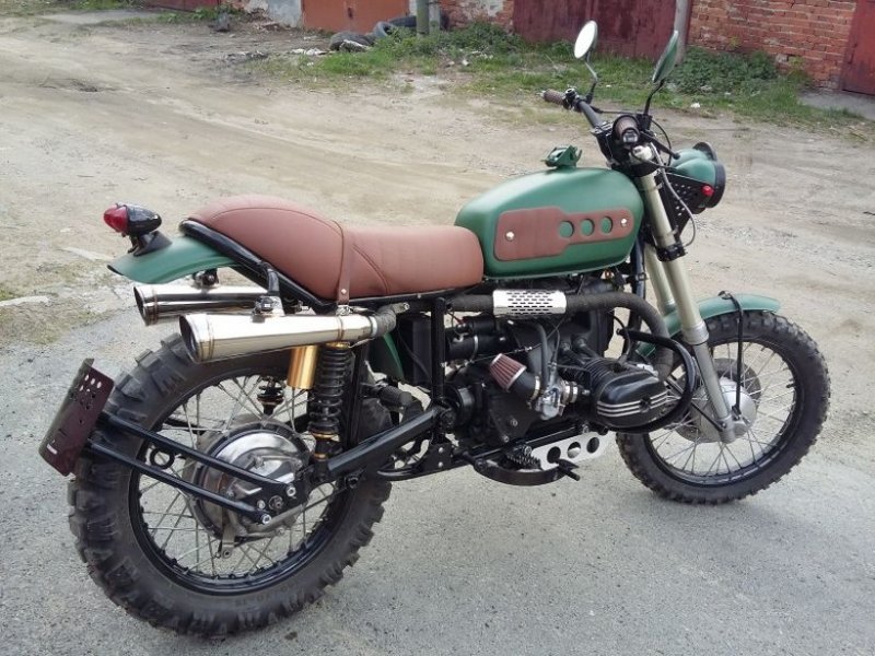 Custom motorcycle Ural Scrambler - Motorcycles, Customization, Homemade, Ural, Longpost, Moto