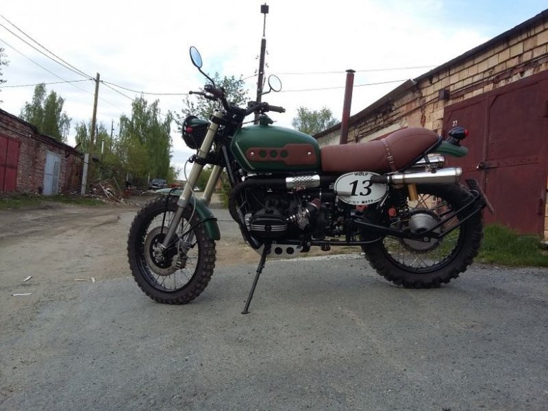 Custom motorcycle Ural Scrambler - Motorcycles, Customization, Homemade, Ural, Longpost, Moto