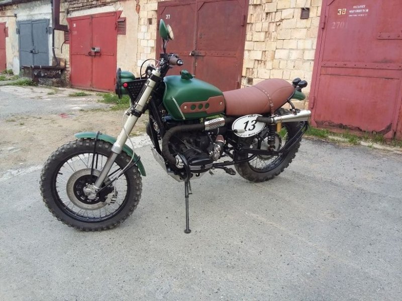 Custom motorcycle Ural Scrambler - Motorcycles, Customization, Homemade, Ural, Longpost, Moto