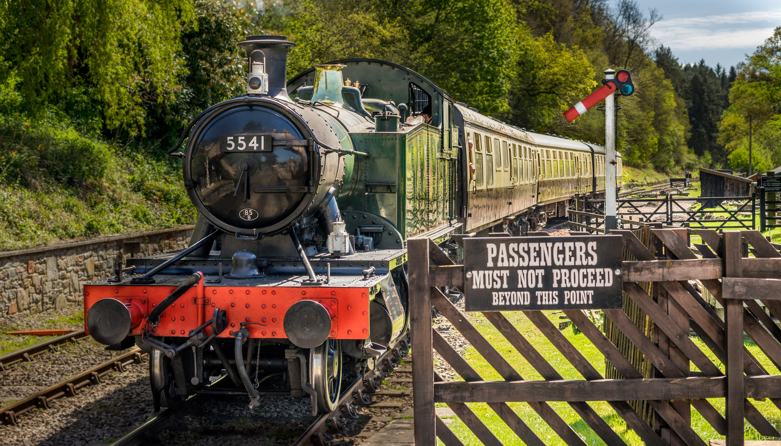 Choo-choo - My, A train, Locomotive, Railway, England, , The photo